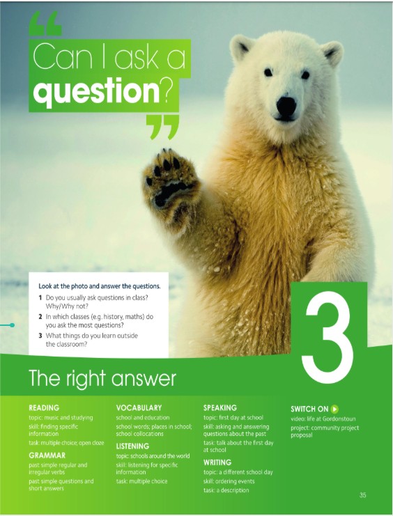 Unit 3-The Right Answer