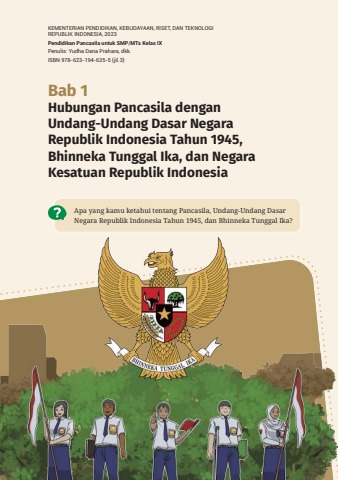 LM PKN SEND - Hubungan Pancasila dengan UUD 1945 Bhinneka Tunggal Ika dan NKRI